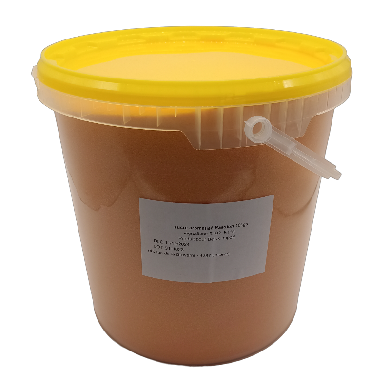 Sucre barbe à papa Orange / Passion - 10 Kg