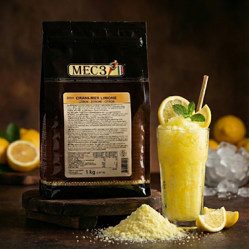 Poudre à granita goût citron - 1 kg