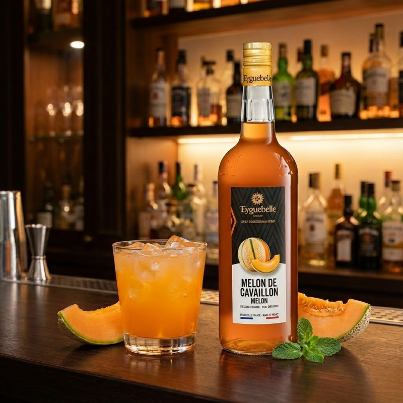 Sirop Eyguebelle goût Melon de Cavaillon - 1L