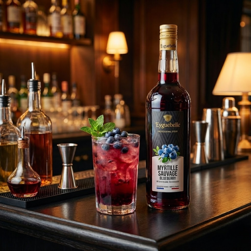 Sirop Eyguebelle goût myrtille sauvage - 1 L