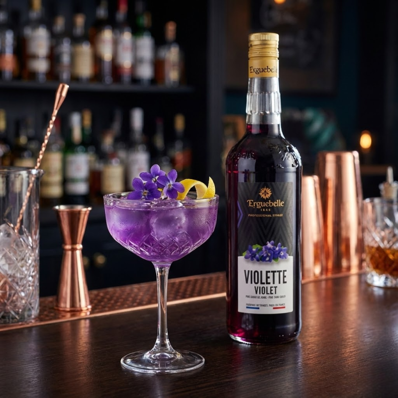 Sirop Eyguebelle goût violette - 1 L