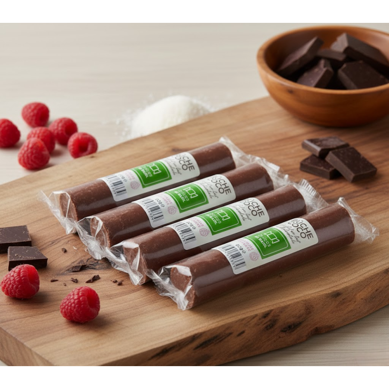 Buche coco lait framboise Les Delices de Basil 14 x 80 g