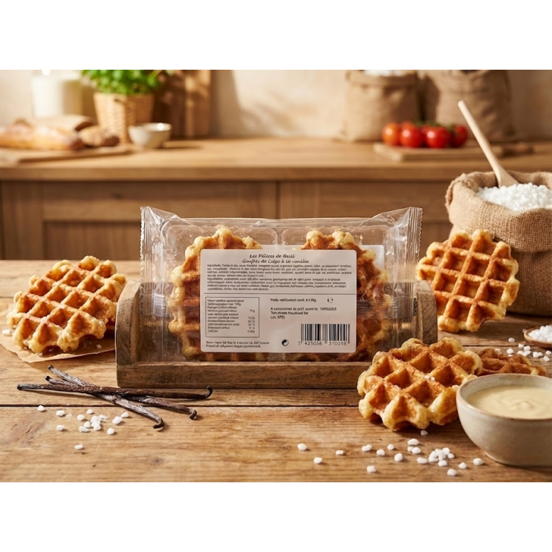 Gaufres de Liège Les Délices de Basil 12 x 360 g