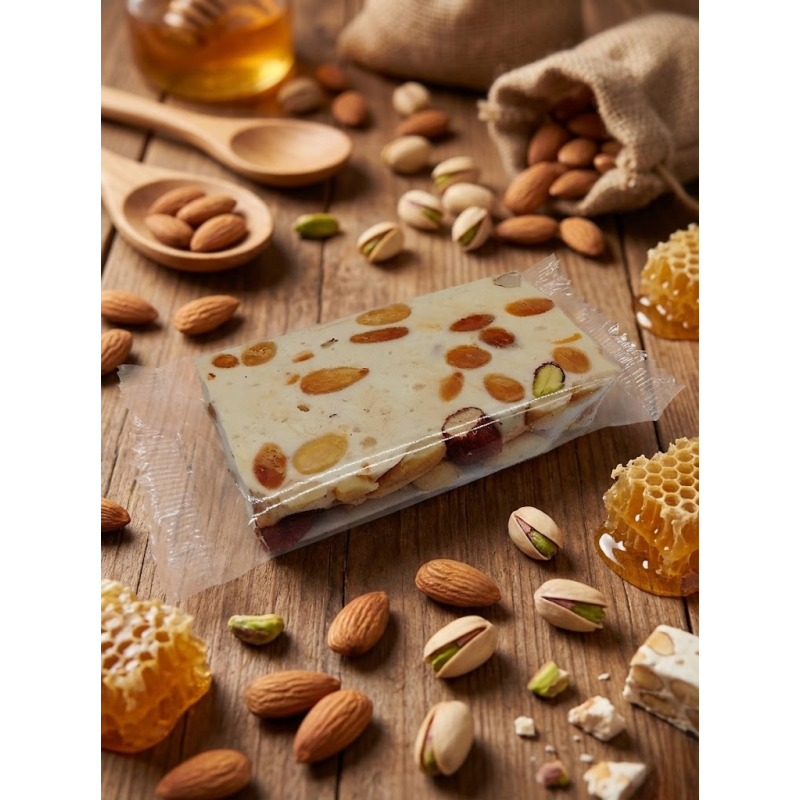 Tranche nougat amande 16 x 100 g