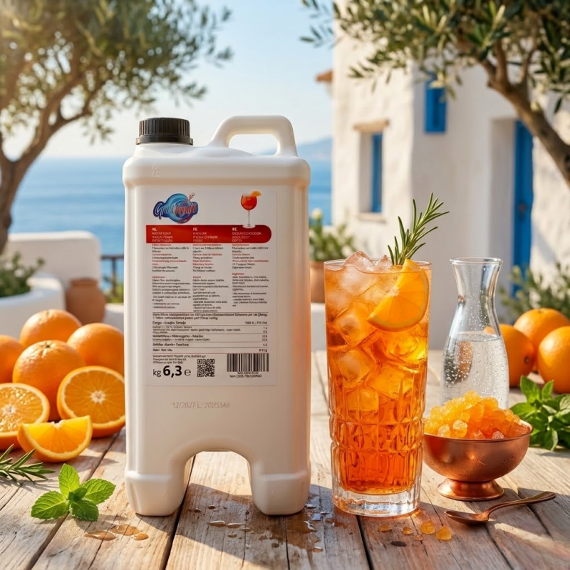 Sirop pour granita cocktail goût Spritz