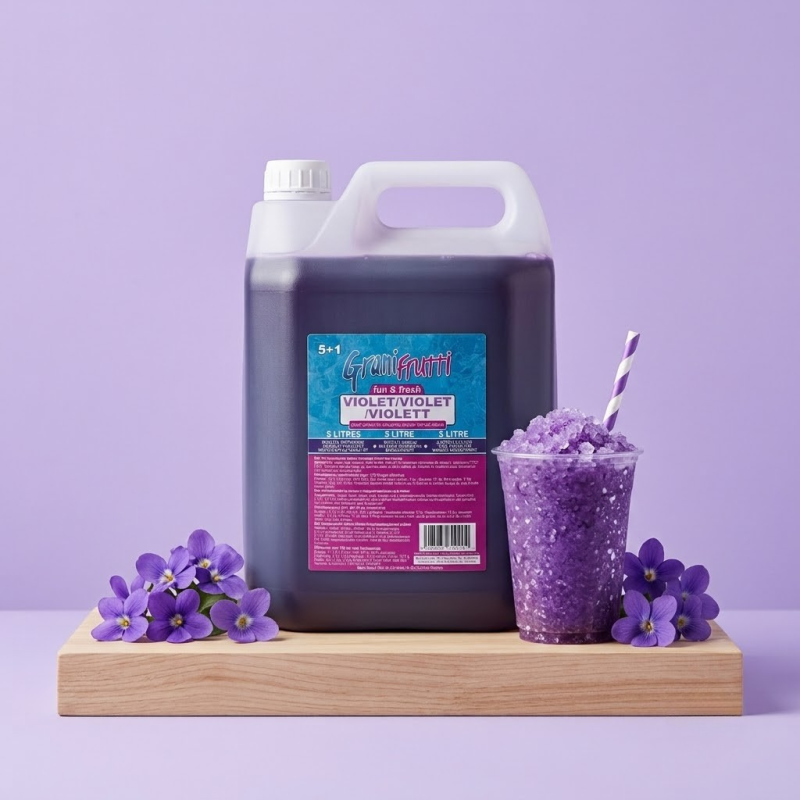 Sirop pour granita au parfum violette 5L