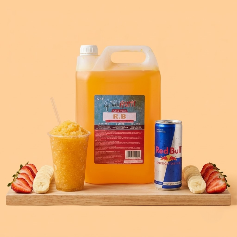 Sirop pour granita parfum red bull 5L